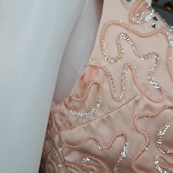 Vintage Emma Domb Sequin Gown Size Small - Picture 11 of 16